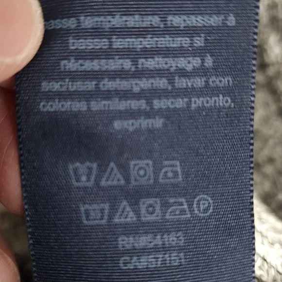 Tommy Hilfiger Women's Blazer Herringbone XXL Gold Button Military Jacket - Picture 8 of 10